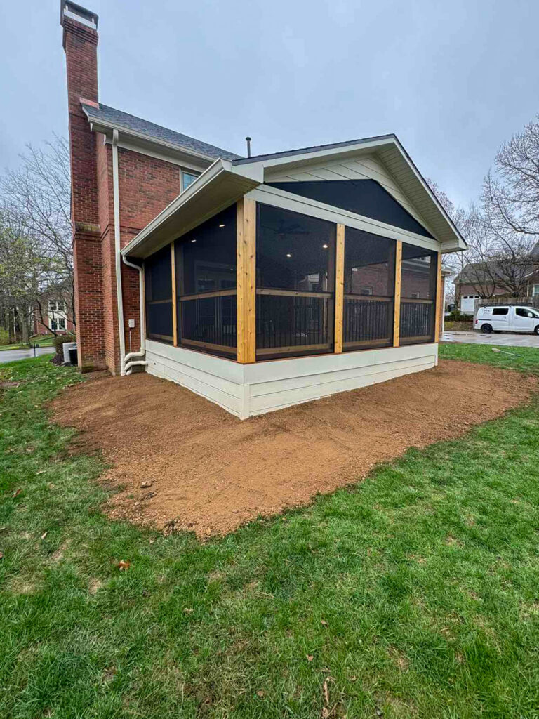 Screened Deck Construction (11)