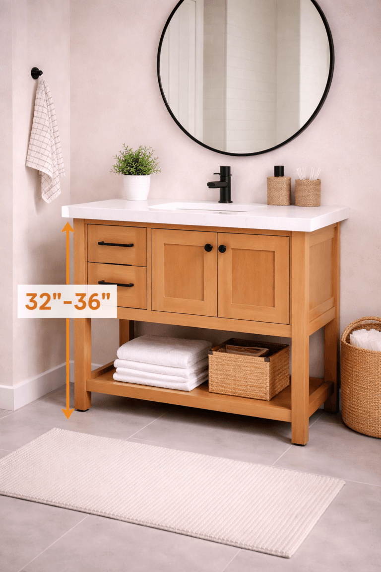 Bathroom Vanity Cabinet Height
