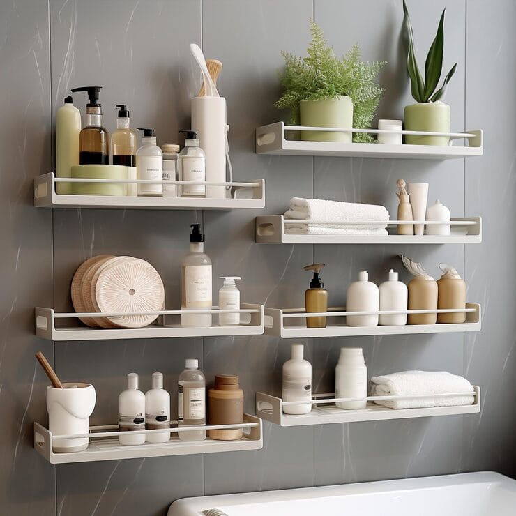 shelving for a small bathroom